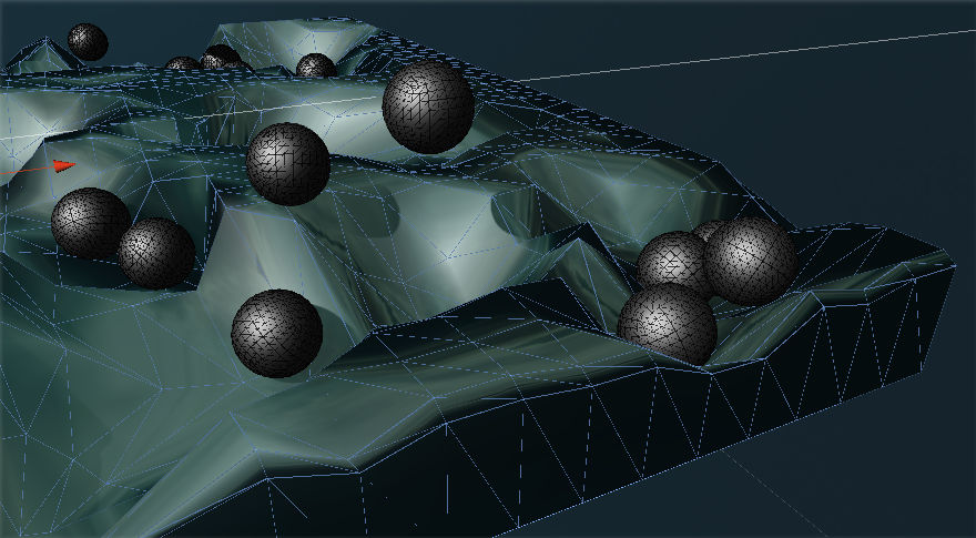 Deformed MeshCollider changing object collision shape